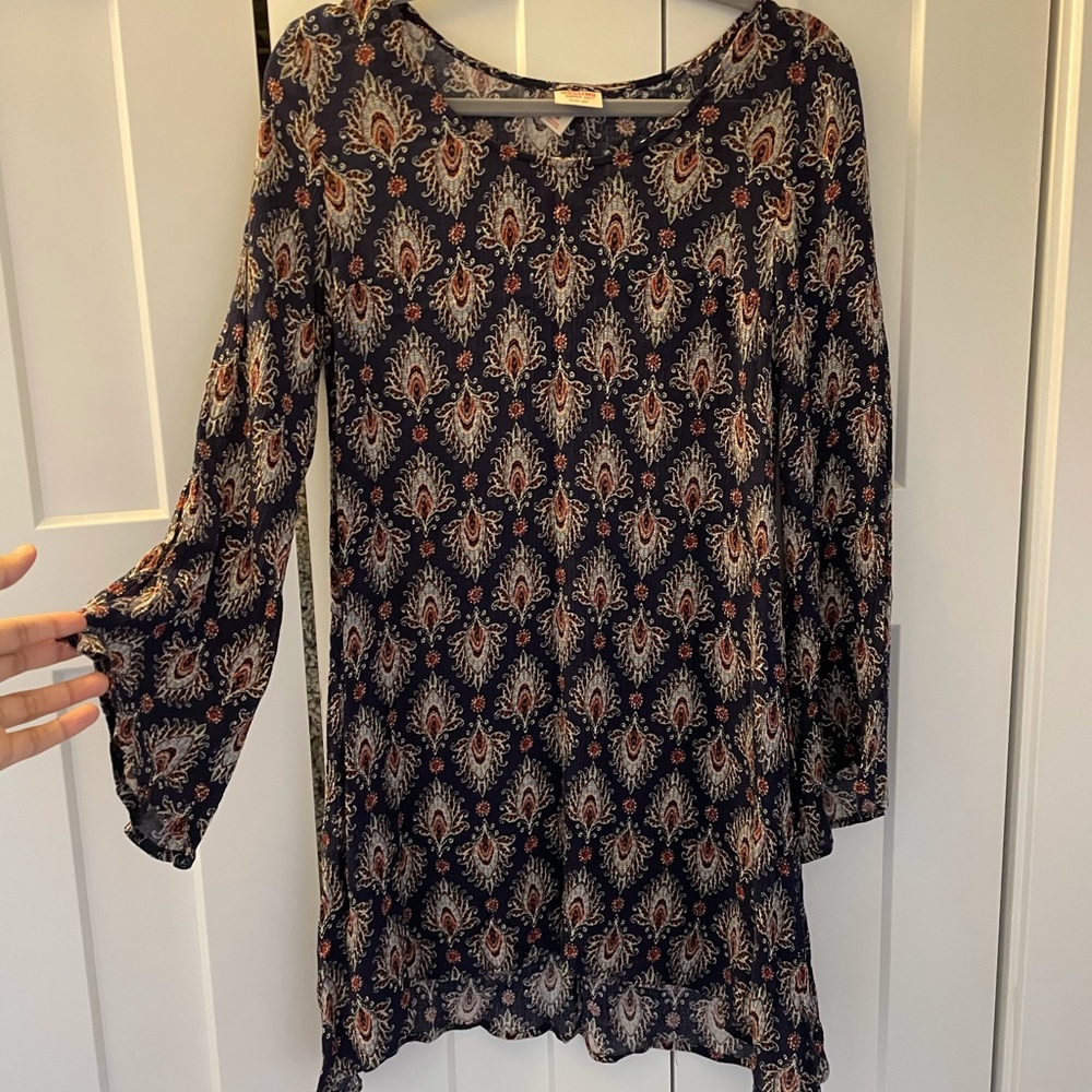 Printed Mini Dress